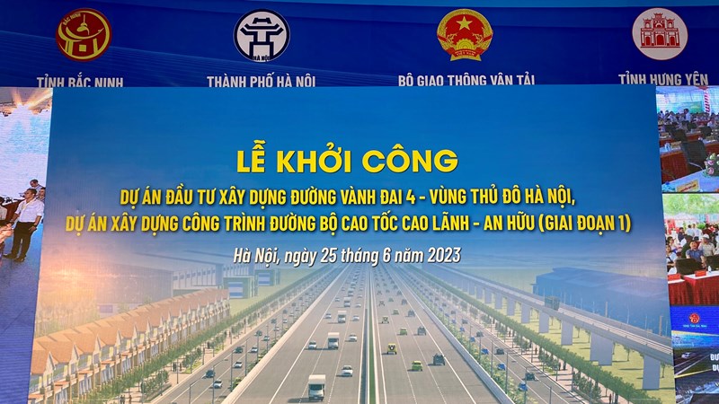 Tường thuật trực tiếp Lễ khởi công Dự án Đường vành đai 4 - Vùng Thủ đô Hà Nội