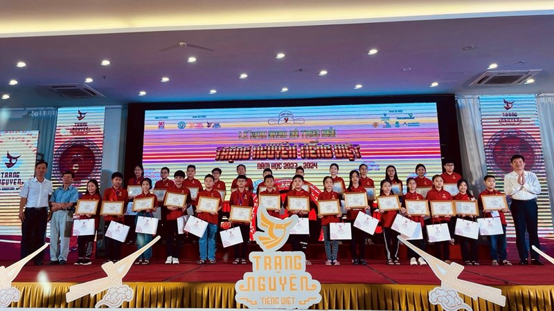 Học sinh quận Ba Đình đạt giải cao Hội thi Trạng nguyên Tiếng Việt năm 2023 - 2024
