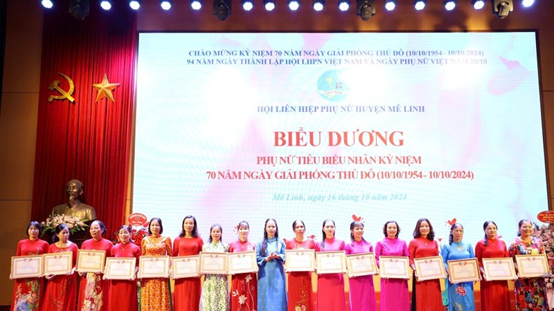 Phụ nữ Mê Linh tiếp tục kế thừa, phát huy truyền thống tốt đẹp