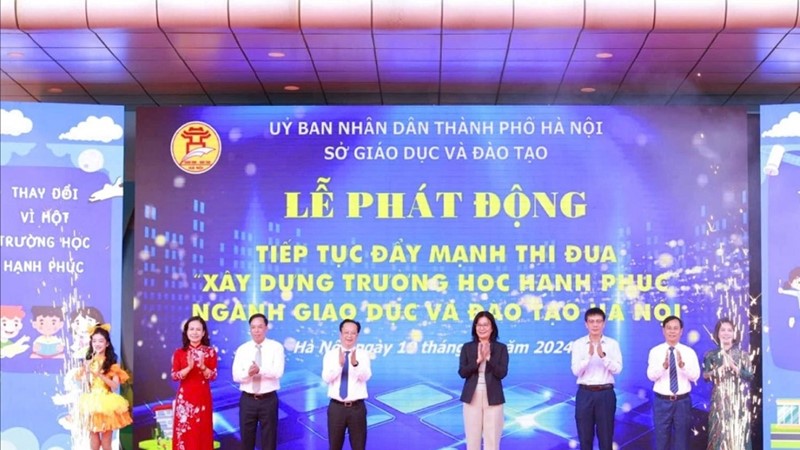 Hà Nội đẩy mạnh thi đua xây dựng Trường học hạnh phúc