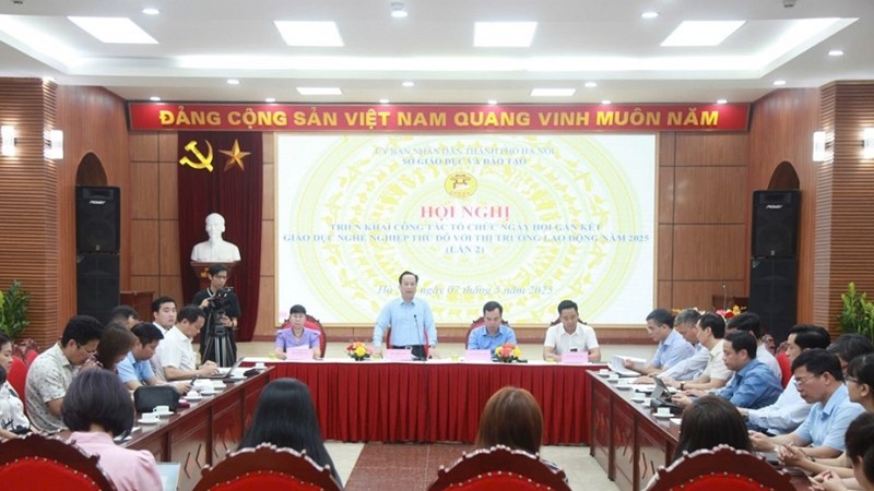  Khoảng 10.000 người tham gia Ngày hội gắn kết giáo dục nghề nghiệp Thủ đô với thị trường lao động năm 2025