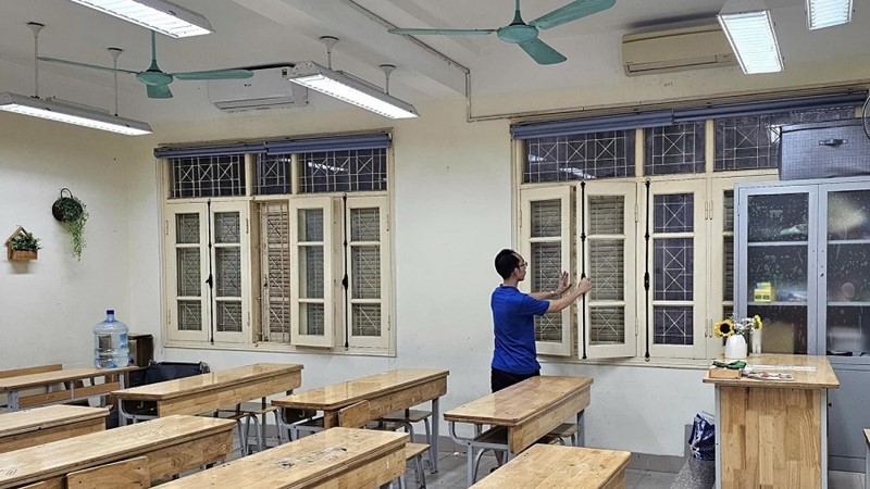 Ngành Giáo dục Hà Nội yêu cầu các trường chủ động ứng phó với bão Wipha