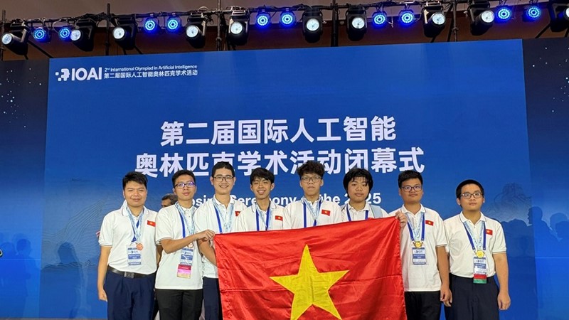 Học sinh Việt Nam đạt 3 Huy chương Vàng Olympic Trí tuệ nhân tạo quốc tế năm 2025 