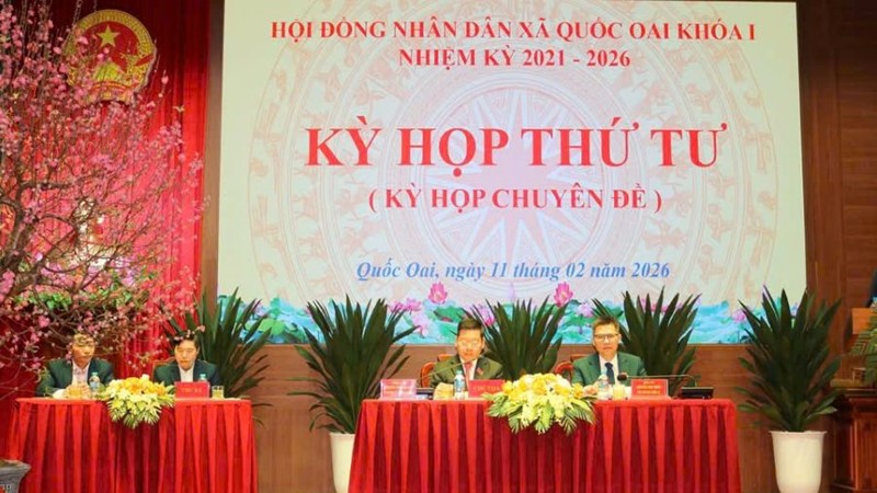 HĐND xã Quốc Oai tổ chức Kỳ họp thứ tư: Kiện toàn bộ máy chính quyền cơ sở