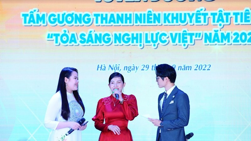 Tuyên dương 50 tấm gương thanh niên khuyết tật tiêu biểu “Tỏa sáng nghị lực Việt” năm 2022