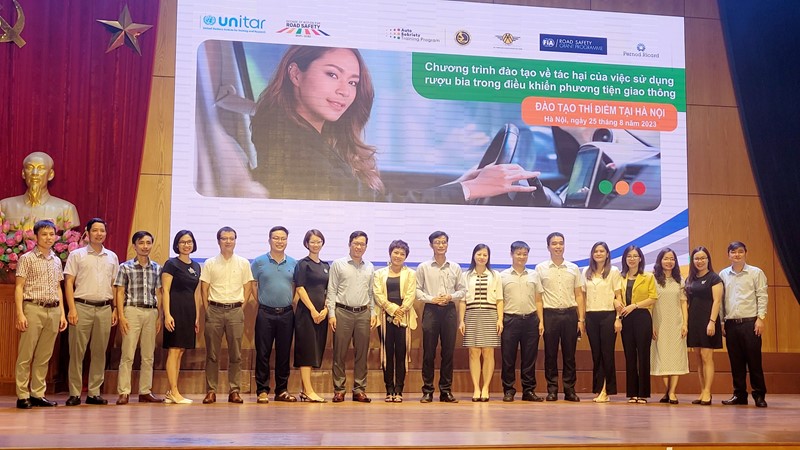 Khởi động chương trình đào tạo về tác hại của việc sử dụng rượu bia trong điều khiển phương tiện giao thông
