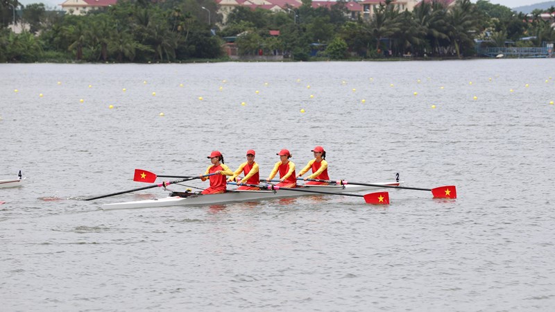 Tuyển đua thuyền của Việt Nam đặt mục tiêu giành 4 huy chương Vàng tại SEA Games