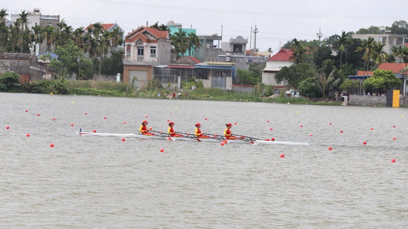 Việt Nam về nhất 5/8 vòng loại nhóm B môn Rowing
