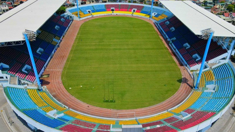 AFC, VFF đánh giá cao chất lượng sân vận động Cẩm Phả, Quảng Ninh