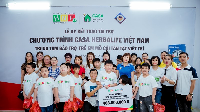 468 triệu đồng dành tặng trẻ em mồ côi Việt Trì