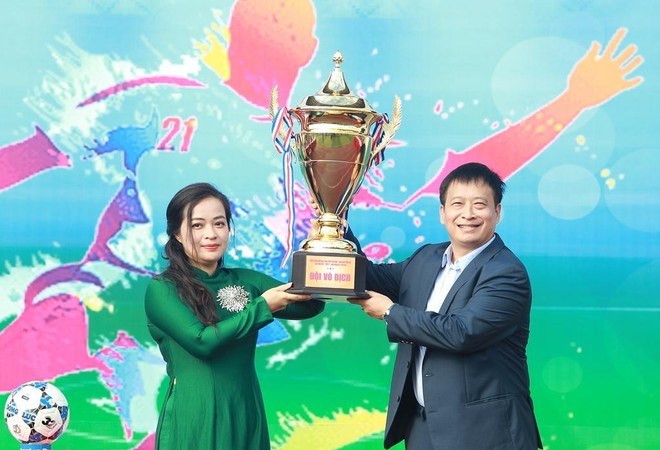 Khai mạc Giải bóng đá học sinh THPT Hà Nội - An ninh Thủ đô 2022