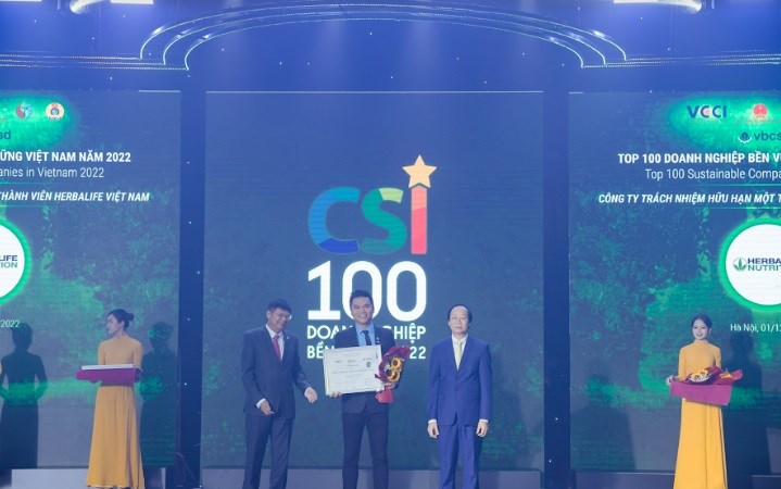 VCCI công bố top 100 doanh nghiệp bền vững Việt Nam
