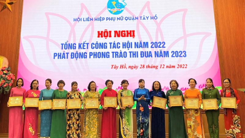 Hội LHPN Quận Tây Hồ: Chủ động, linh hoạt, sáng tạo thực hiện hiệu quả công tác Hội