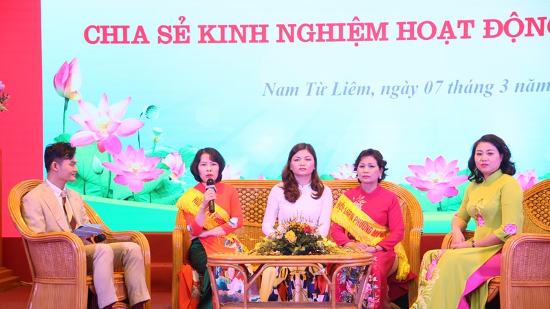 Hội LHPN quận Nam Từ Liêm: Giao lưu, chia sẻ kinh nghiệm hoạt động công tác Hội