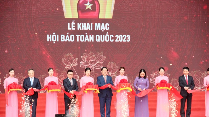 Khai mạc Hội báo toàn quốc 2023: Báo chí Việt Nam "đoàn kết, chuyên nghiệp, văn hóa, sáng tạo"