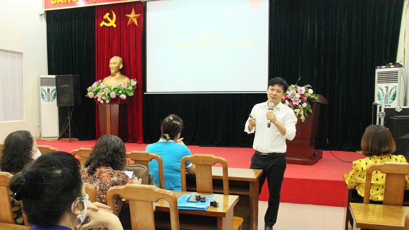 Hội LHPN quận Cầu Giấy: Khai giảng lớp bồi dưỡng kỹ năng nghiệp vụ Hội cho cán bộ phụ nữ