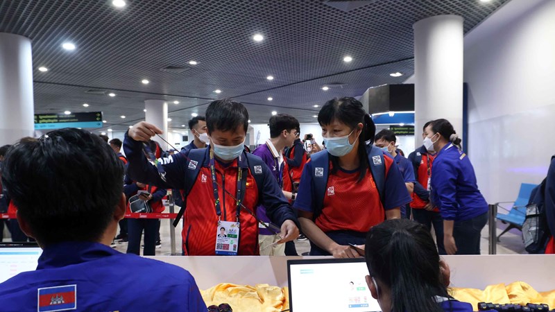 Đoàn Thể thao Việt Nam gia nhập Làng VĐV SEA Games 32