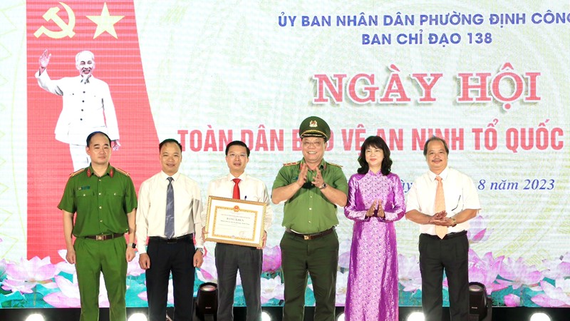 Dấu ấn phong trào toàn dân bảo vệ an ninh Tổ quốc phường Định Công