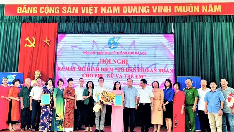 Ra mắt mô hình “Tổ dân phố an toàn cho phụ nữ và trẻ em“ năm 2023