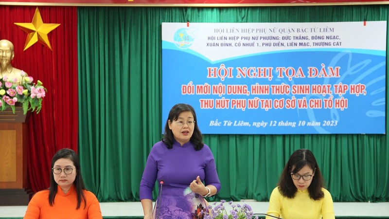 Hội LHPN quận Bắc Từ Liêm: Đa dạng, đổi mới trong cách thức sinh hoạt, thu hút hội viên