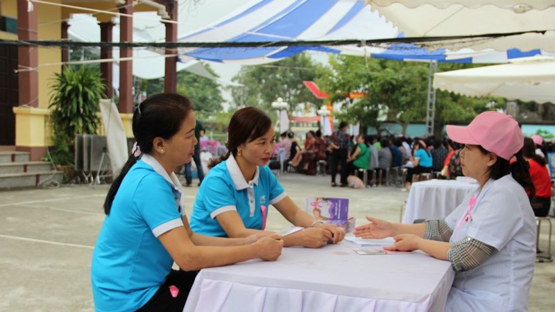 2.000 phụ nữ Chương Mỹ sẽ được tầm soát, phát hiện sớm ung thư vú, ung thư cổ tử cung