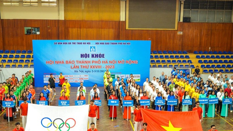 Khai mạc Hội khỏe Hội nhà báo thành phố Hà Nội lần thứ 28