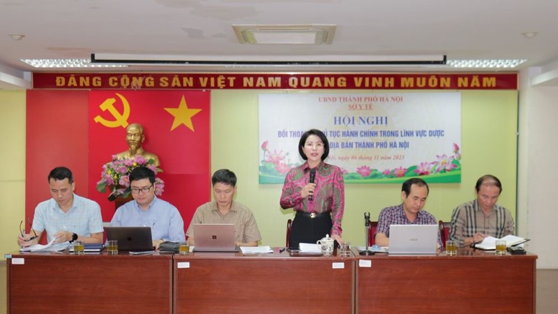 Sở Y tế Hà Nội: Đối thoại giải đáp khó khăn về thủ tục hành chính trong lĩnh vực dược