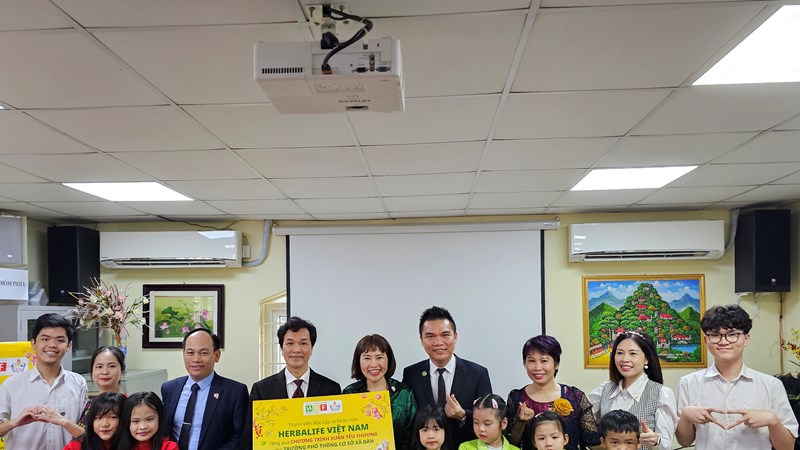 Herbalife Việt Nam mang “Xuân Yêu Thương” cho hơn 1.400 trẻ em