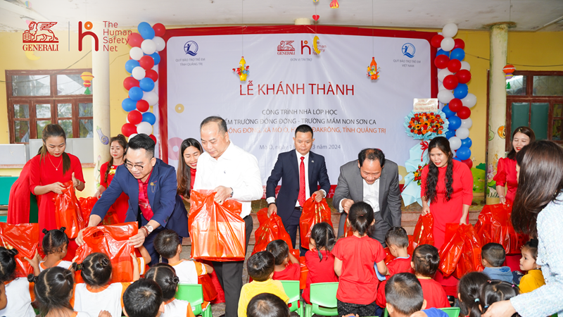 Khánh thành điểm trường mầm non cho trẻ em dân tộc tỉnh Quảng Trị