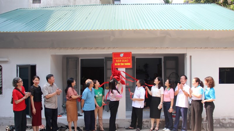 Khánh thành “mái ấm” cho hội viên phụ nữ khó khăn phường Phú Thượng