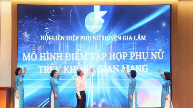 Tập hợp phụ nữ trên không gian mạng qua mô hình “Phụ nữ Gia Lâm khỏe - đẹp mỗi ngày“