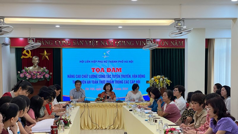 Hội LHPN Hà Nội: Chung tay hành động, đẩy mạnh thực hiện an toàn thực phẩm trong các cấp Hội