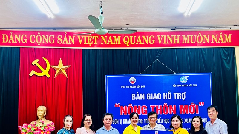 TYM Chi nhánh Sóc Sơn: Đồng hành công cuộc xây dựng nông thôn mới