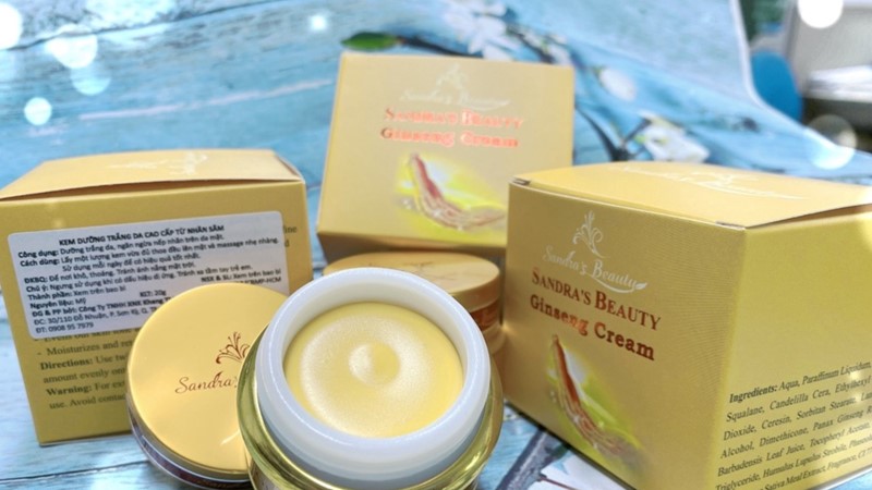 Đình chỉ lưu hành, thu hồi, tiêu hủy lô sản phẩm Ginseng Beauty Cream của nhãn hàng Beaumore