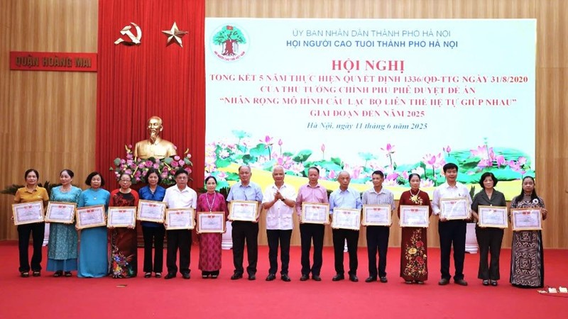 Hà Nội: Lan tỏa yêu thương, kiến tạo cộng đồng vững mạnh từ mô hình CLB liên thế hệ tự giúp nhau