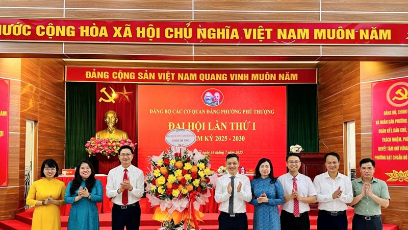 Đại hội Đảng bộ các cơ quan Đảng Phú Thượng: Vững bước để phát triển toàn diện 