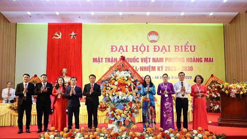 MTTQ phường Hoàng Mai tổ chức Đại hội lần I: Khẳng định vai trò “cầu nối” giữa Đảng, chính quyền và nhân dân