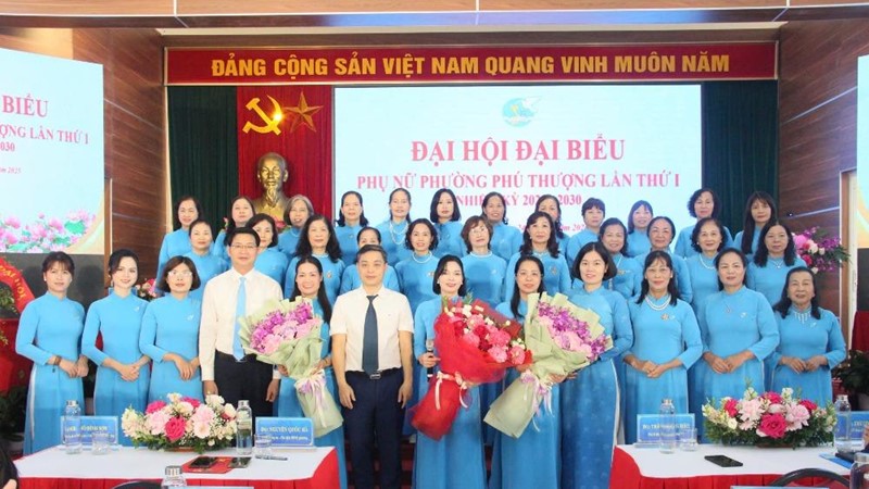 Đại hội Phụ nữ phường Phú Thượng lần thứ I: Xác định hai khâu đột phá, hướng tới chuyển đổi số toàn diện