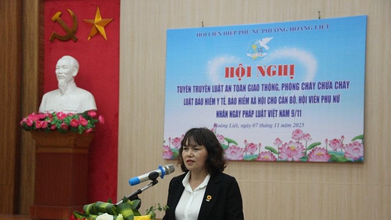 Phụ nữ Hoàng Liệt lan tỏa ý thức sống an toàn, chấp hành pháp luật