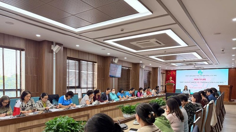 Hội LHPN Tây Hồ tổ chức Hội nghị BCH mở rộng và triển khai đợt thi đua cao điểm