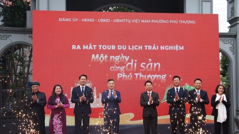 Ra mắt tour du lịch trải nghiệm “Một ngày cùng di sản Phú Thượng”