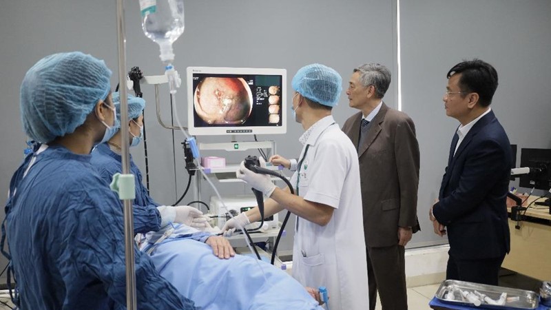 Bệnh viện đa khoa Ba Vì được trang bị hệ thống nội soi tiêu hóa hiện đại