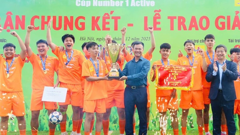 THPT Xuân Mai lần đầu vô địch Giải bóng đá học sinh THPT Hà Nội – An ninh Thủ đô 2025