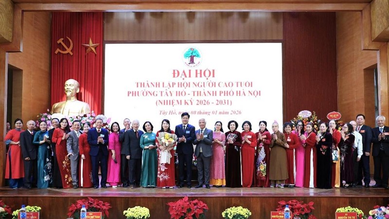 Phường Tây Hồ: Tổ chức thành công Đại hội điểm thành lập Hội Người cao tuổi phường