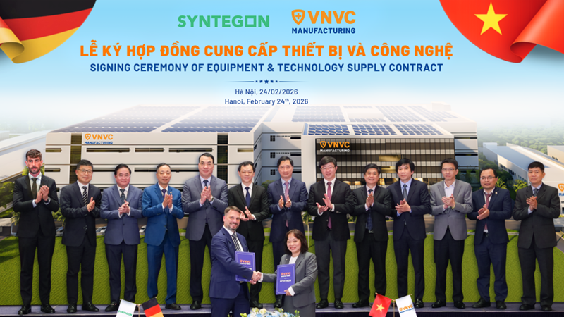 Ký kết cung cấp dây chuyền sản xuất vắc xin công nghệ cao cho nhà máy tại Việt Nam