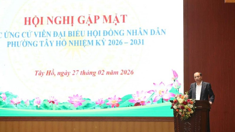 Đồng thuận - Đổi mới - Phát triển: Thông điệp gửi tới các ứng cử viên HĐND phường Tây Hồ