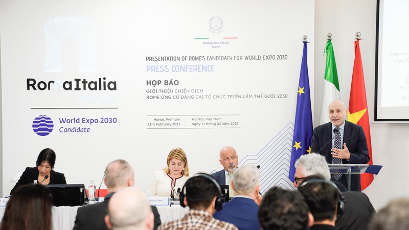 Roma xúc tiến quảng bá chiến dịch ứng cử đăng cai World Expo 2030 tại Việt Nam