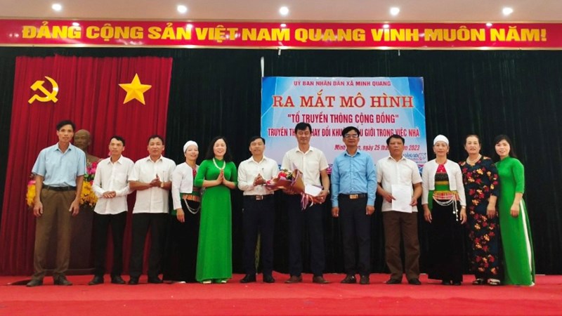 Xã Minh Quang, huyện Ba Vì: Ra mắt mô hình “Tổ truyền thông cộng đồng” 