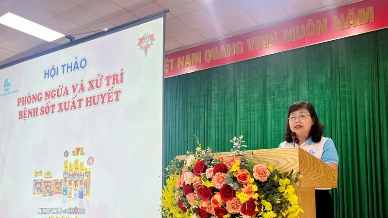 Truyền thông kiến thức về phòng ngừa và xử trí bệnh sốt xuất huyết cho hội viên phụ nữ