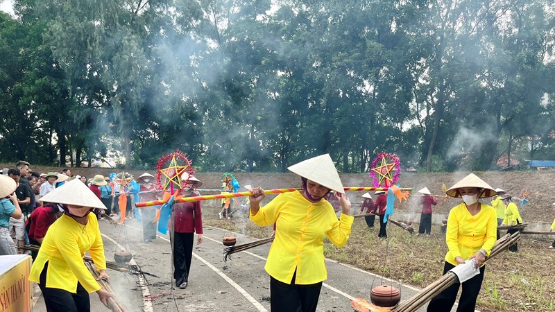 Sôi nổi Hội thi nấu cơm dân gian tại huyện Sóc Sơn, Hà Nội